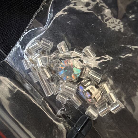 Nasty Gal Nessa Barrett 6 Premium Glass Stone Encrusted Strappy Mini Slip Dress - Picture 8 of 12